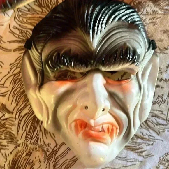 Vintage Halloween Horror Masks Frankenstein Dracula Ghoul 90s Y2K Bundle of 3 - Picture 2 of 7